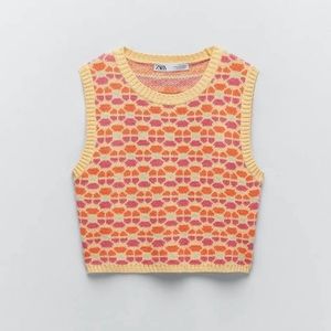 Zara knit sweater vest